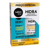 Kit Shampoo e Condicionador Hidra Nutrição e Definição de Cachos 300ml