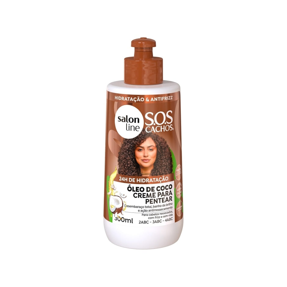 Creme para Pentear S.O.S Cachos Coco Tratamento Profundo 300ml