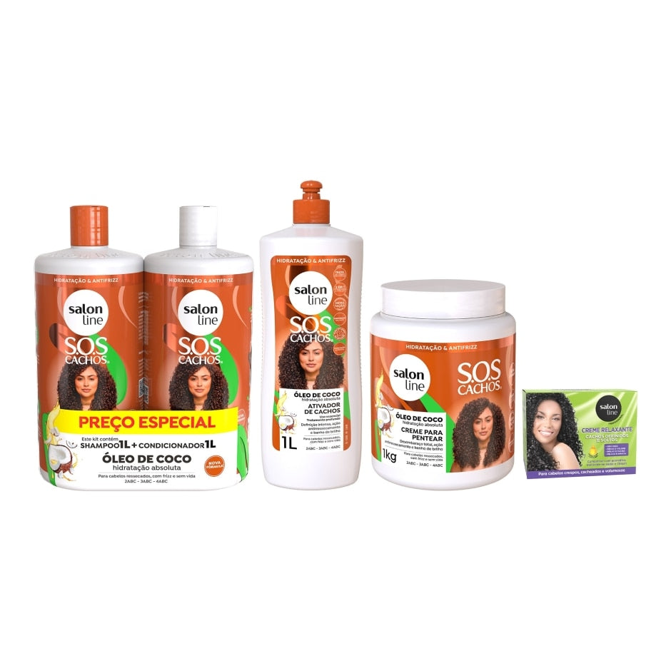 Kit Relaxamento para cachos Salon Line