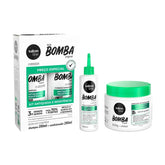 Kit SOS Bomba Antiqueda 200ml com Tônico Fortalecedor e Máscara Salon Line