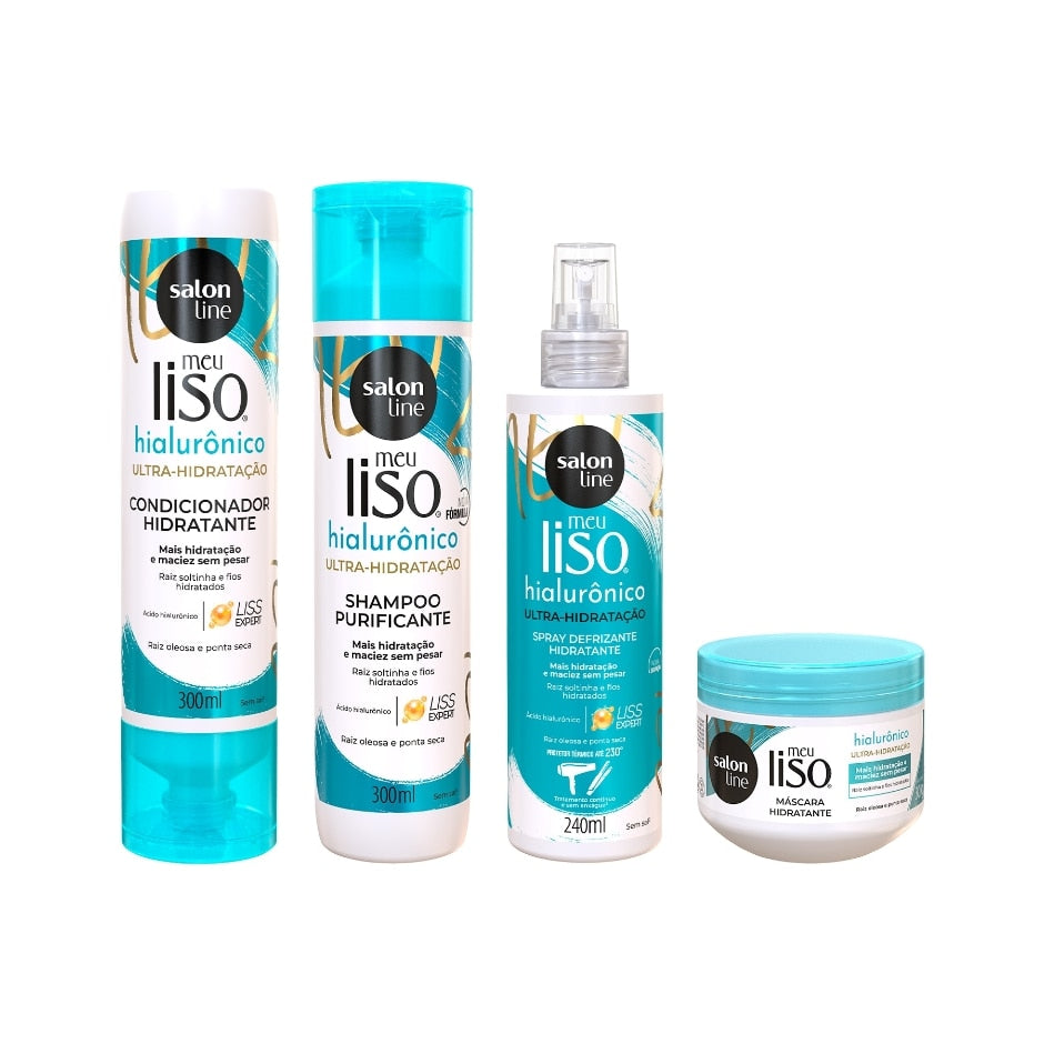 Kit Completo Meu Liso SPA Capilar Ácido Hialurônico