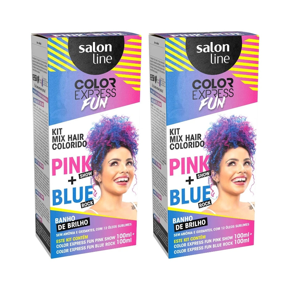 Kit 2 Mix Hair Color Express Fun Salon Line