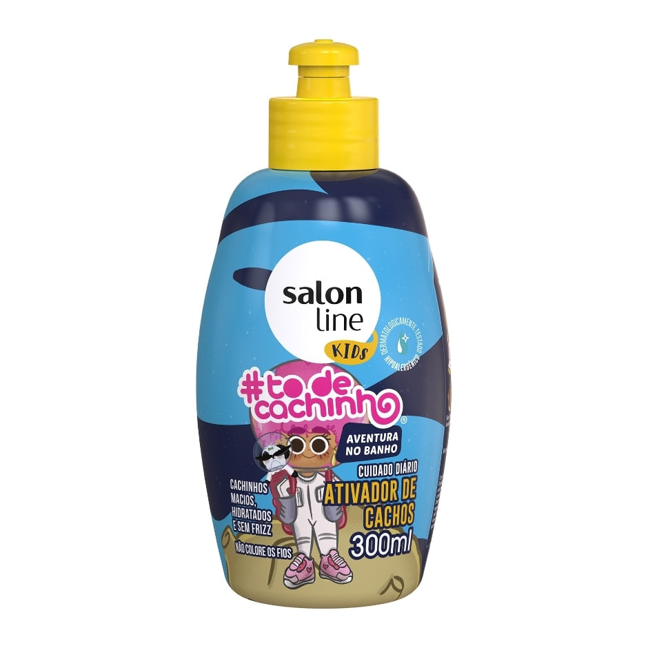 Ativador de Cachos #todecachinho Kids Aventura no Banho Salon Line 300ml