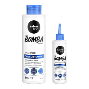 Kit Crescimento SOS Bomba Original Shampoo 300ml e Tônico Salon Line