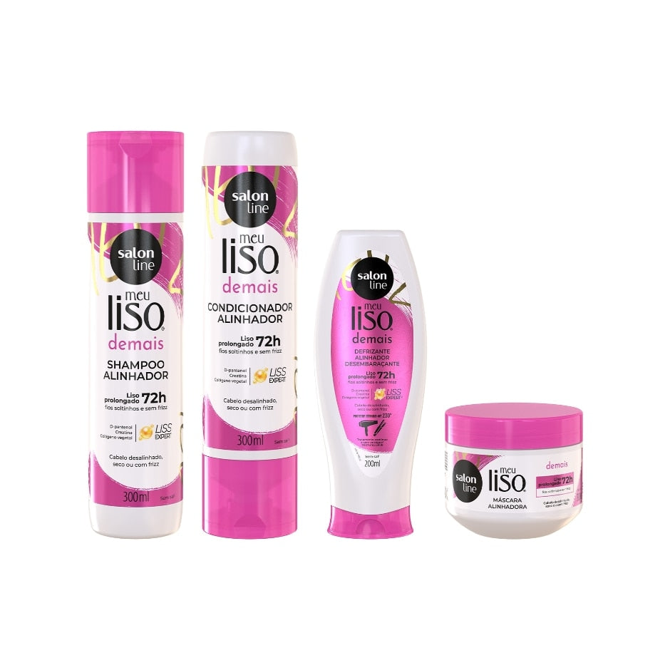 Kit Completo Meu Liso Demais Salon Line