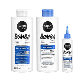 Kit SOS Bomba 500ml + Tônico crescimento acelerado Salon Line