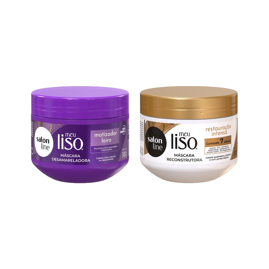 Kit Hidratação para Cabelo Loiro no Verão Salon Line