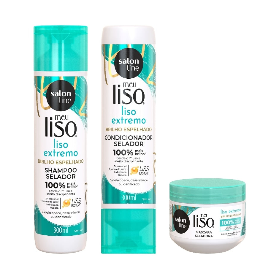 Kit Meu Liso Extremo com Shampoo, Condicionador e Máscara