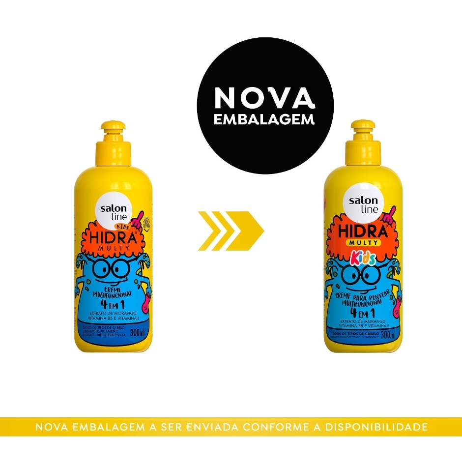 Hidra Multy Kids Shampoo + Condicionador + Creme - Salon Line