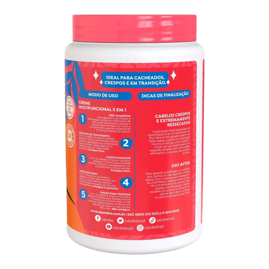 Creme Para Pentear Tratamento Prolongado 1kg