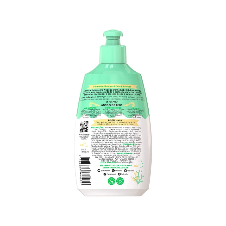 Creme Multifuncional #Todecachinho Baby Salon Line 300ml