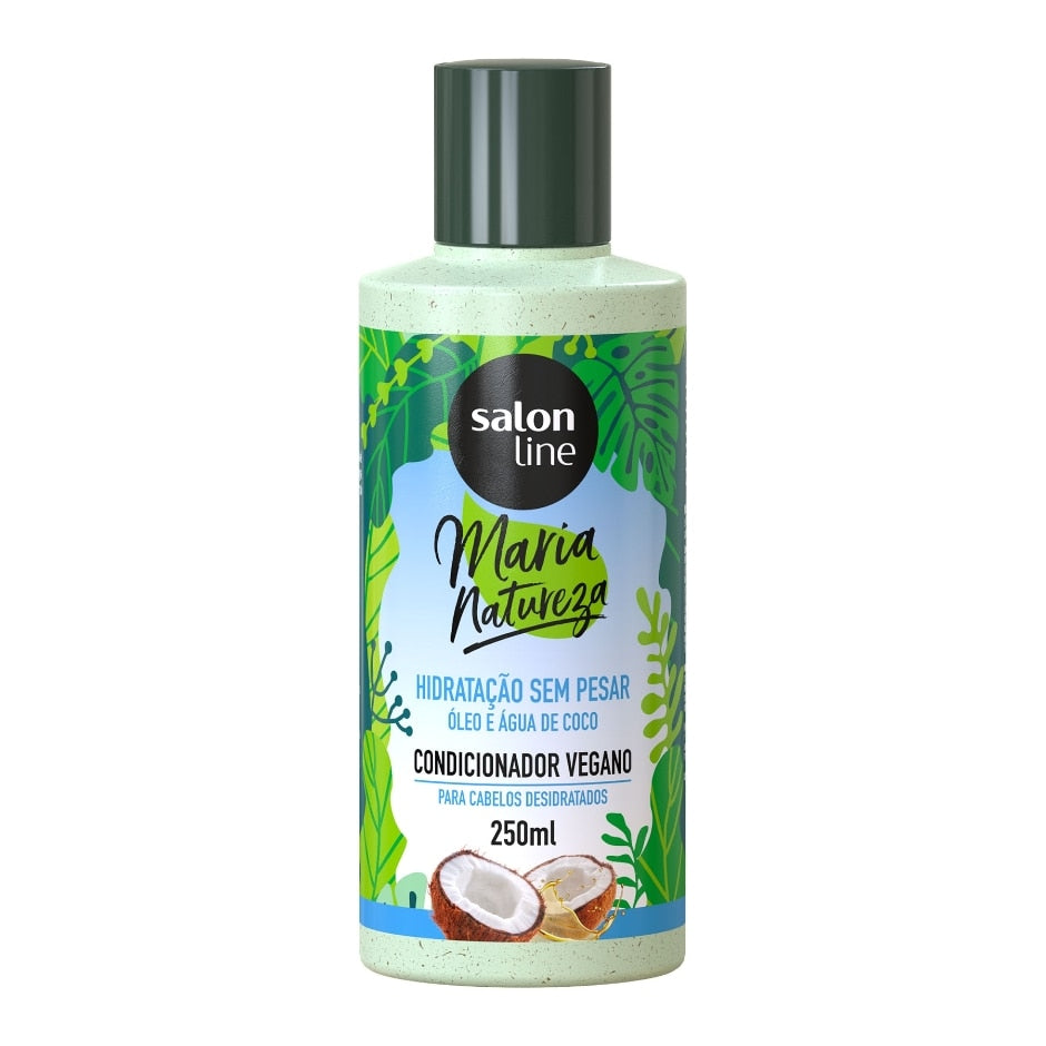 Caixa com 6 unidades de Condicionador Maria Natureza Hidratação Sem Pesar Salon Line 250ml