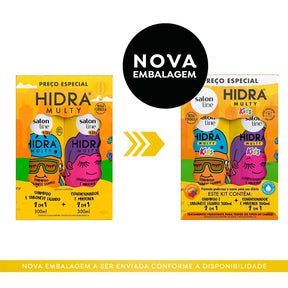 Kit Shampoo + Condicionador Hidra Multy Kids Salon Line 300ml