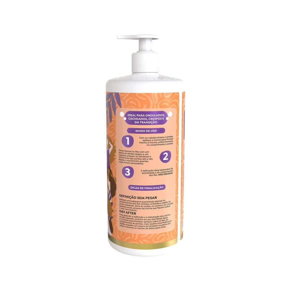 Creme Para Pentear Super Leve Salon Line 1L