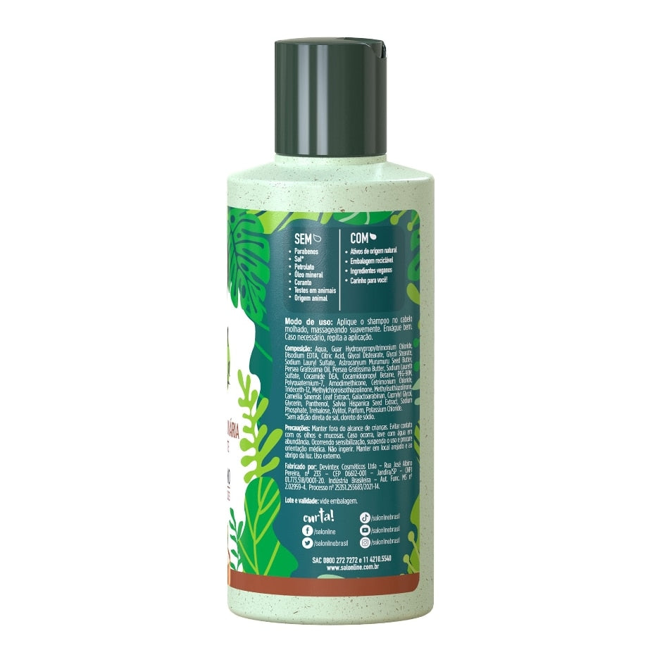 Caixa com 6 unidades de Shampoo Maria Natureza Nutrição Extraordinária Salon Line 250ml