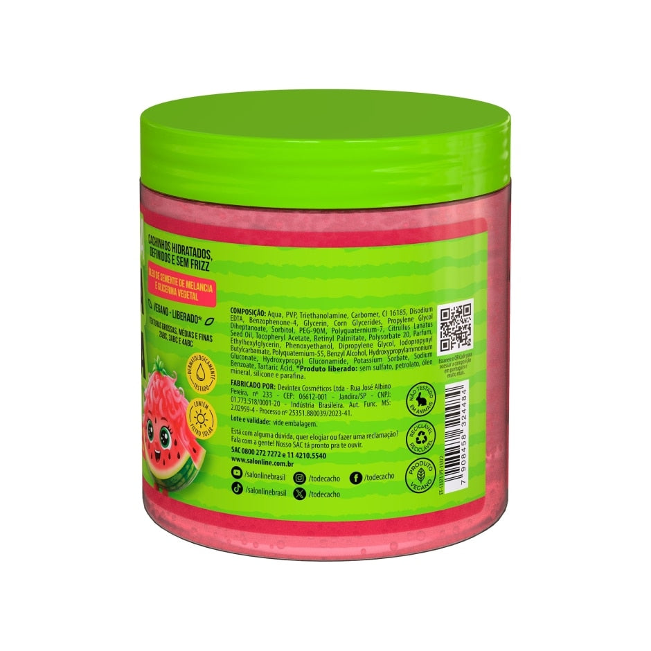 Gelatina Melancia #todecacho Kids Ativadora 550g