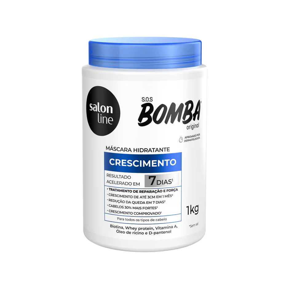 Máscara de Hidratação SOS Bomba Original Salon Line 1kg