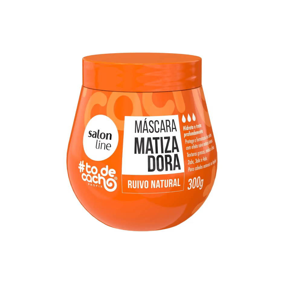 Máscara Matizadora #todecacho Ruivo Natural 300g