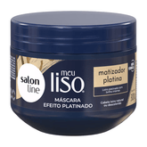 Máscara Meu Liso Matizador Platina Salon Line 300g