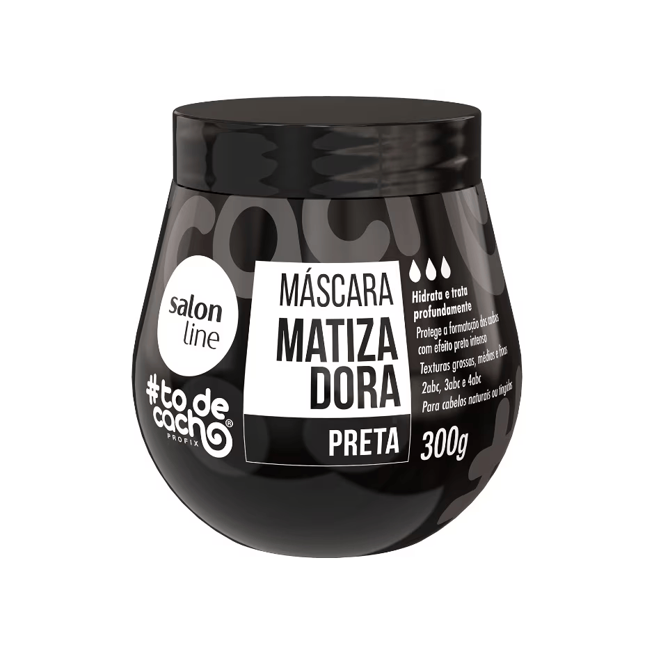 #todecacho Máscara Matizadora Preta 300g